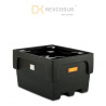 Cubeto IBC 1100/1-PE con soportes cruzados
